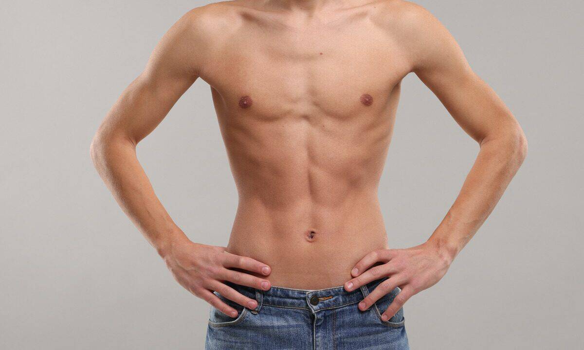 gynecomastia male body proportions